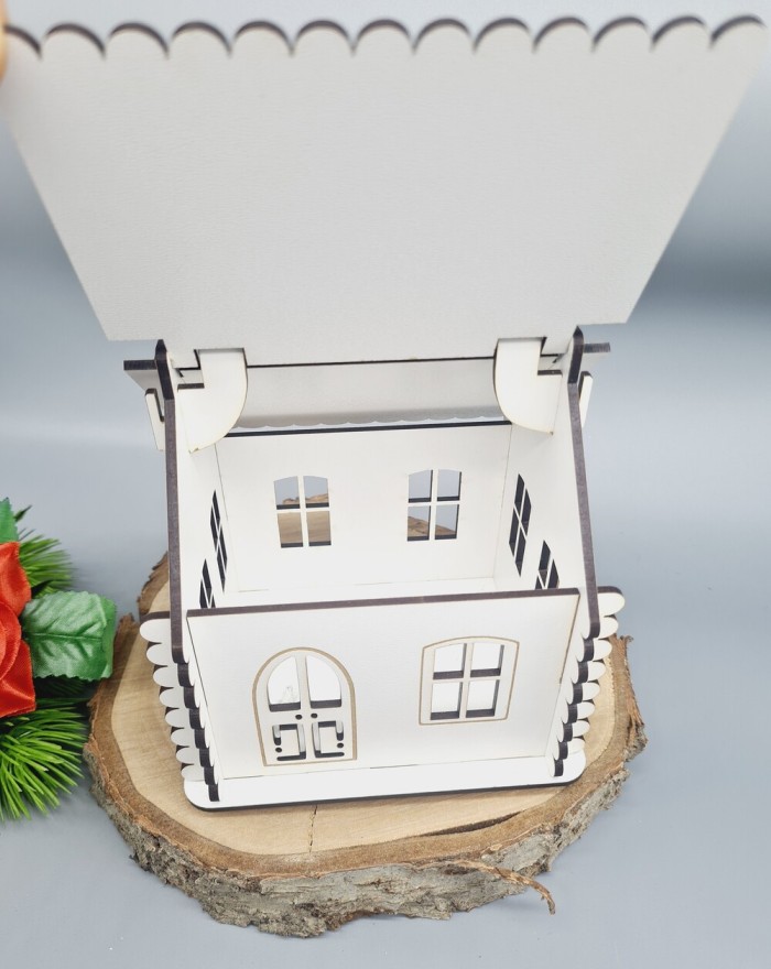 Domek na cukierki, słodka chatka, upominek na Dzień Kobiet
