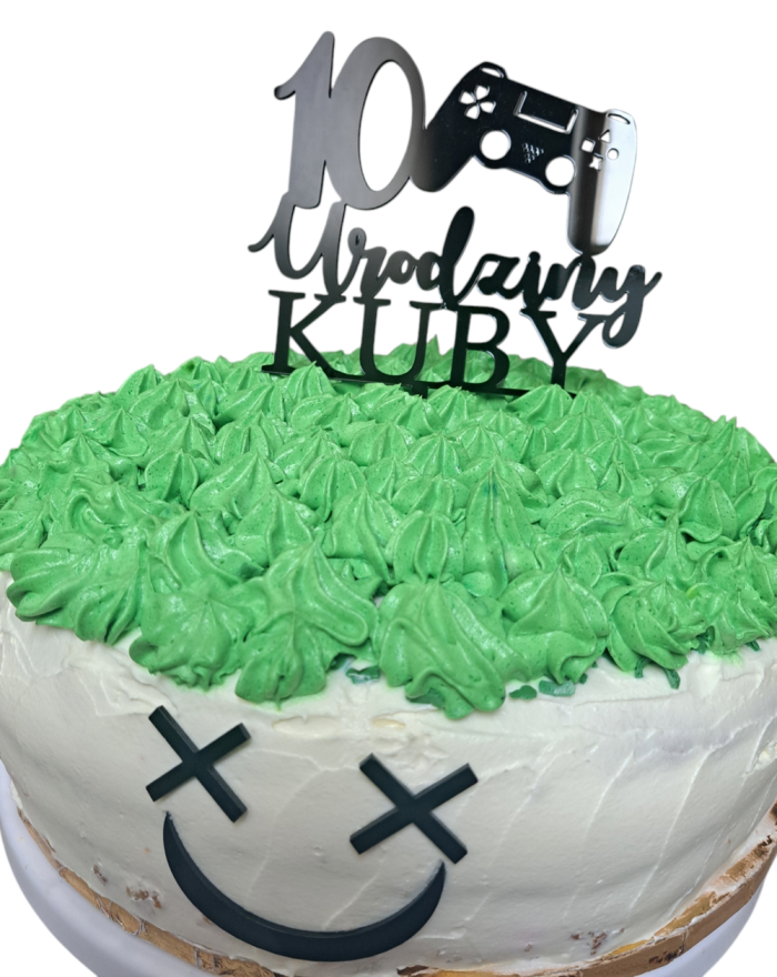 Topper na tort z padem, topper gracza