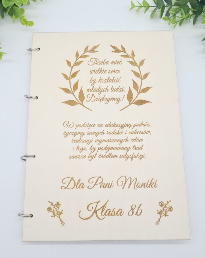 Album do zdjęć dla nauczyciela