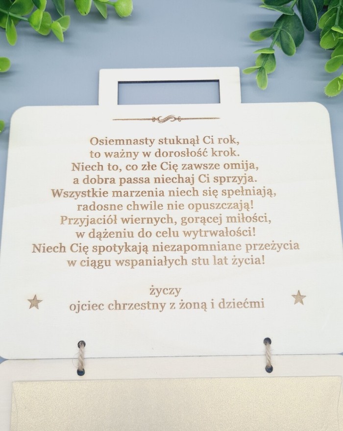 Kartka na 18 urodziny -...