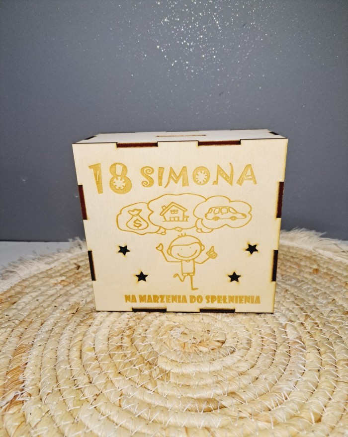 Skarbonka na 18 urodziny,...