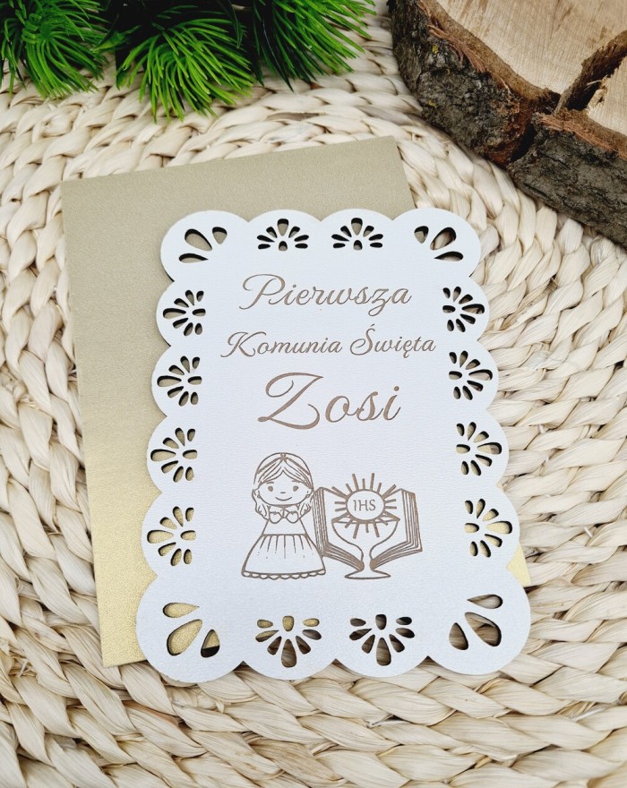 Zaproszenie na komunię,...