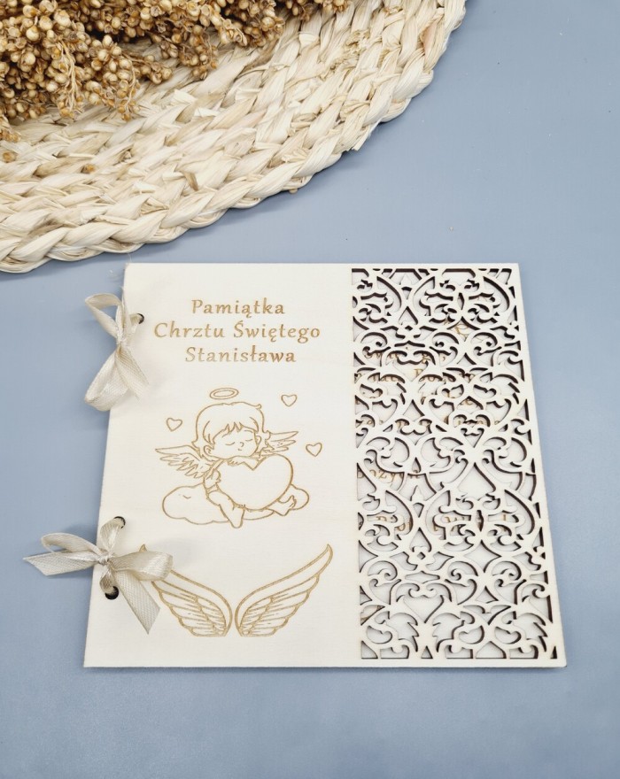 Pamiątka Chrztu Świętego, kartka na Chrzest