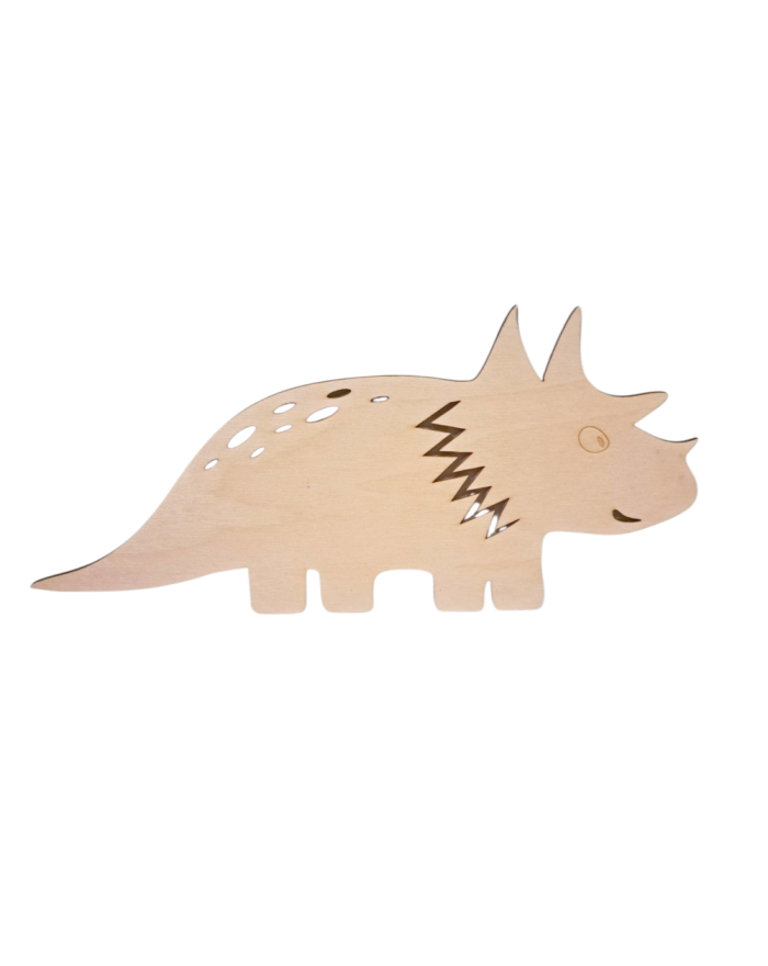 Dinozaur, drewniana dekoracja ścienna dinozaury