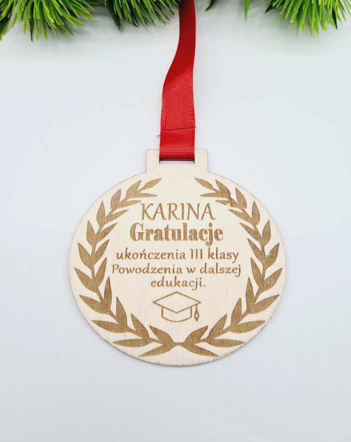 Medal - zakończenie szkoły