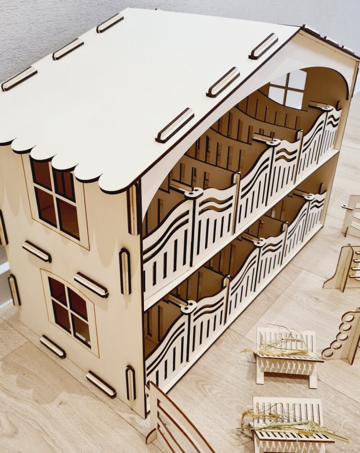 Drewniana stajnia dla koni