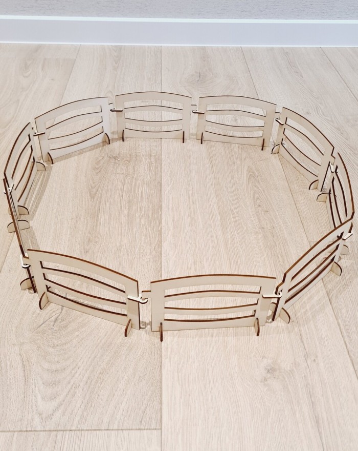 Płotki i przeszkody drewniane dla koni