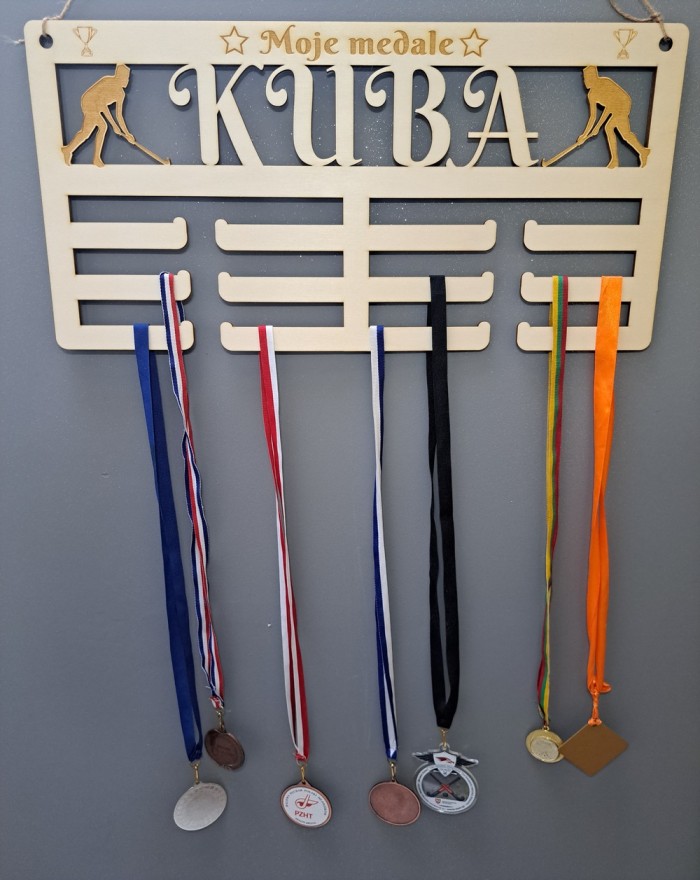 Wieszak na medale - hokej