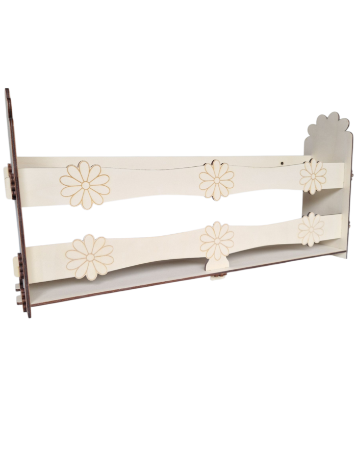 Organizer na lalki barbi, półka na lalki, drewniany organizer ze sklejki