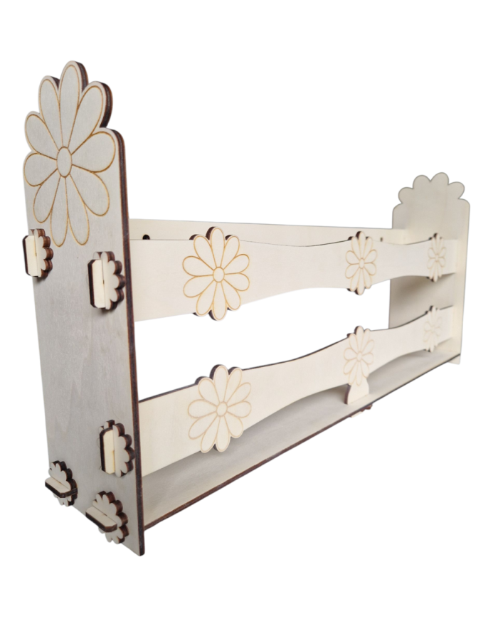 Organizer na lalki barbi, półka na lalki, drewniany organizer ze sklejki