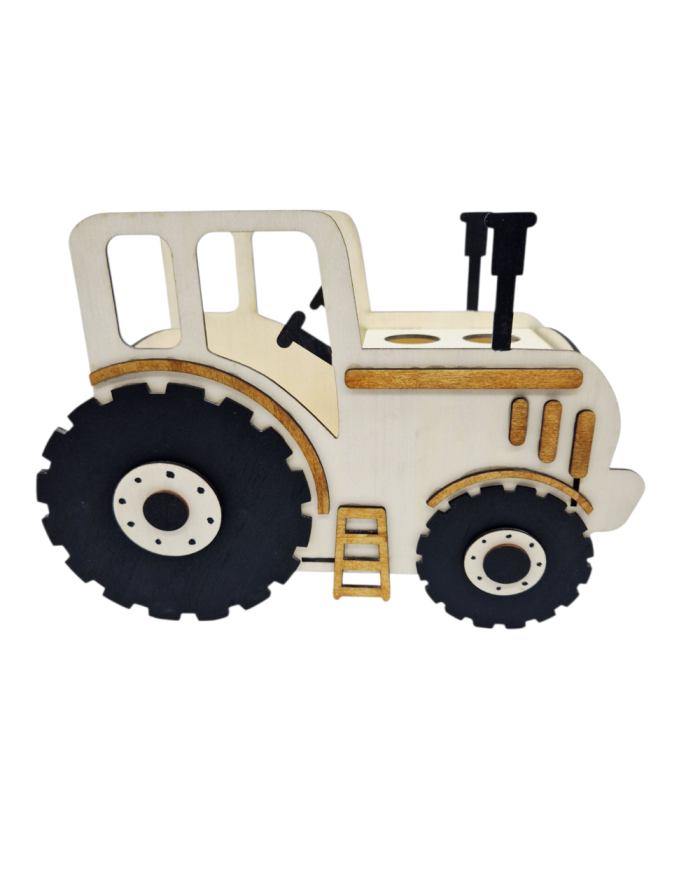Drewniany traktor na alkohol, upominek na urodziny