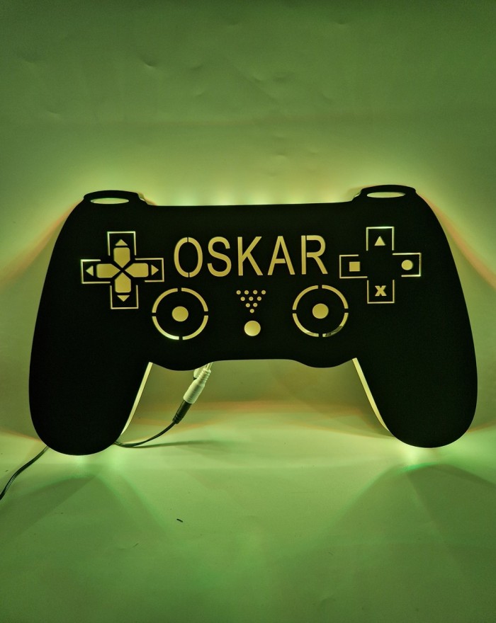 Lampka nocna pad z imieniem dla gracza