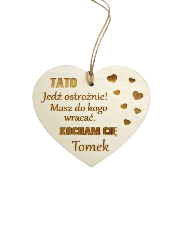 Zawieszka do auta dla taty,...