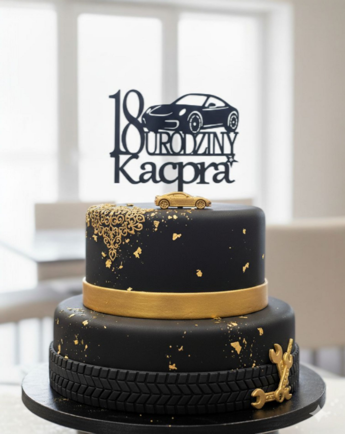 Topper na tort na urodziny...