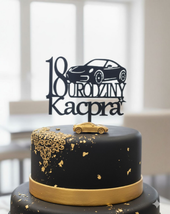 Topper na tort na urodziny...