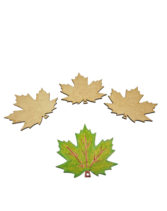 Liść klonu baza do ozdabiania, zawieszka liść baza do prac plastycznych