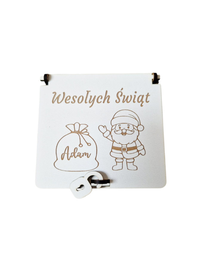 Pudełko na cukierki, personalizowany upominek świąteczny, opakowanie na cukierki