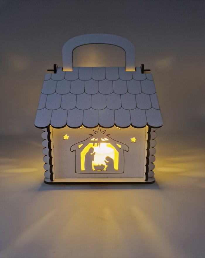 Lampion adwentowy na Roraty...