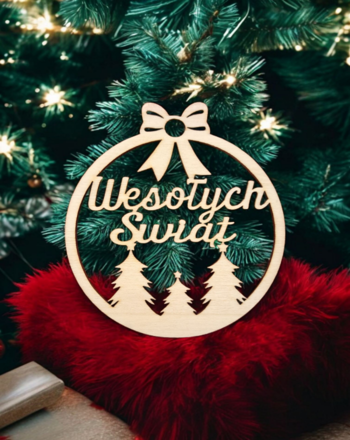 Bombka Wesołych Świąt,...