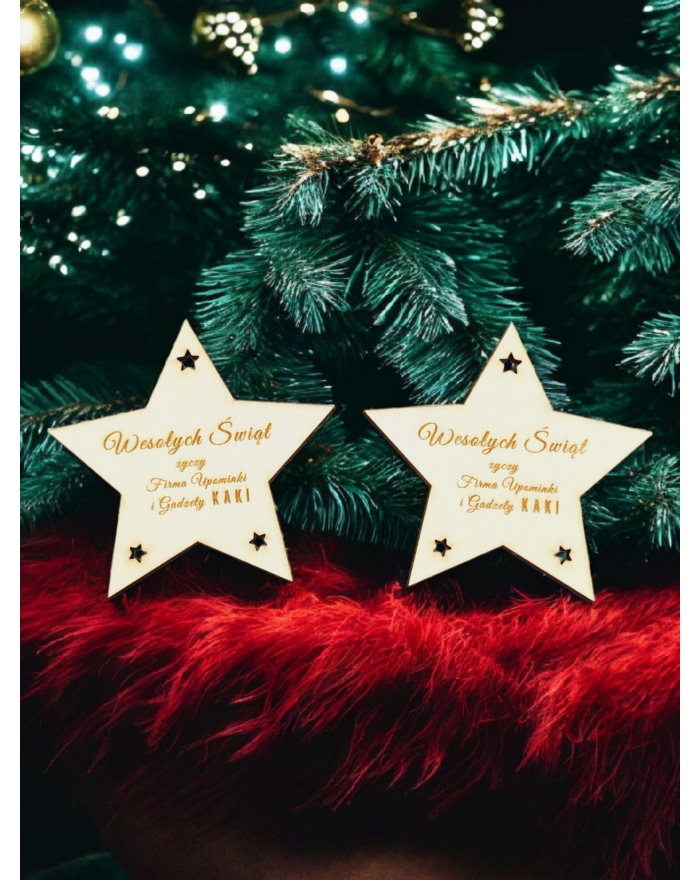 Bombka drewniana dla firm,...