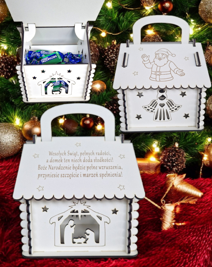 Domek pudełko na cukierki...