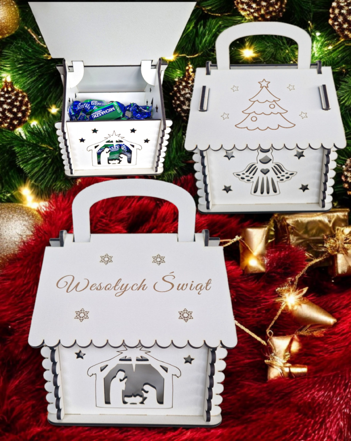 Domek pudełko na cukierki...