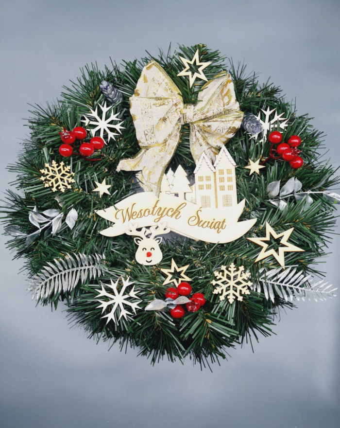 Wianek na drzwi świąteczny...
