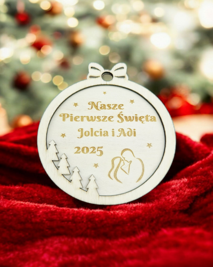 Bombka drewniana Nasze...