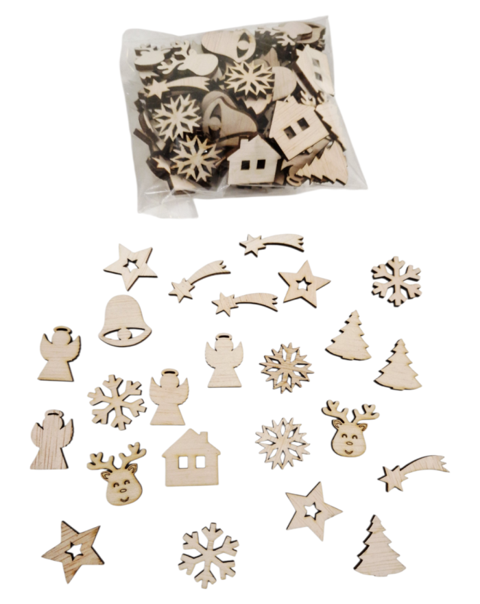 Drewniane ozdoby mini...