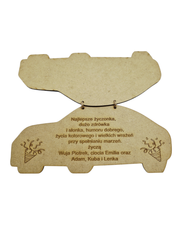 Kartka urodzinowa AUTO –...