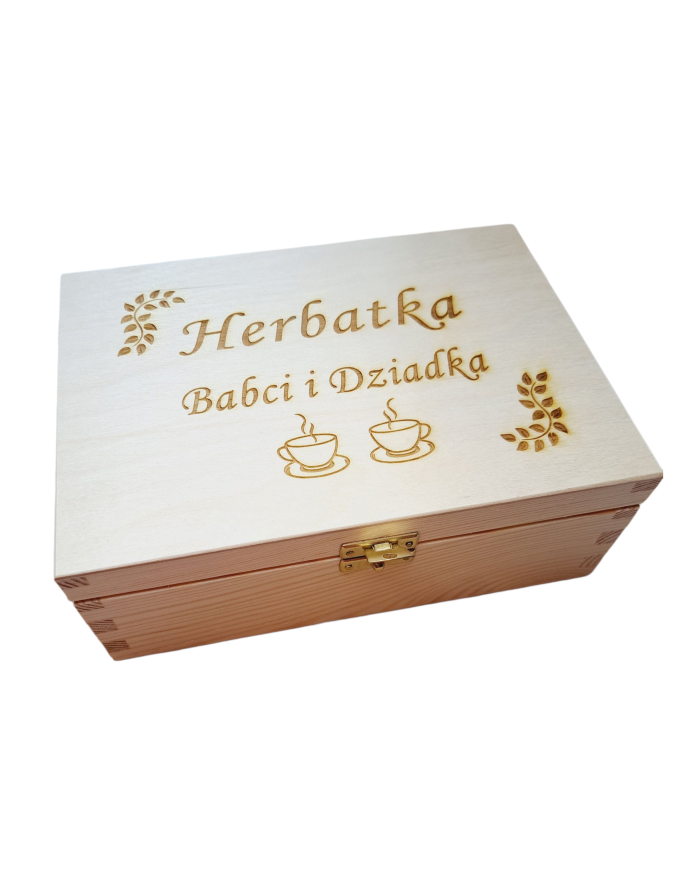 Drewniana skrzynka na...