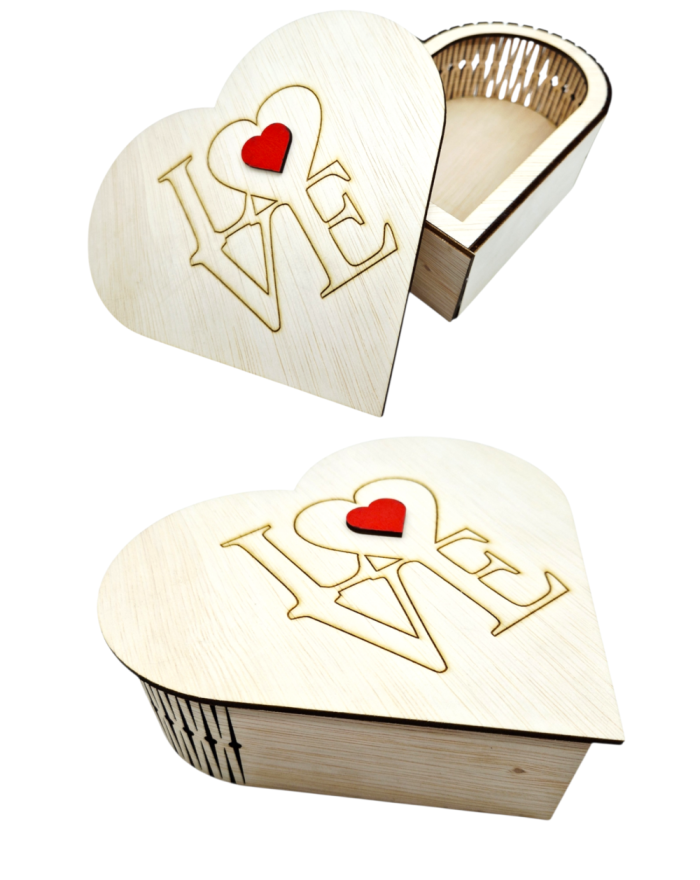 Drewniane pudełko w...