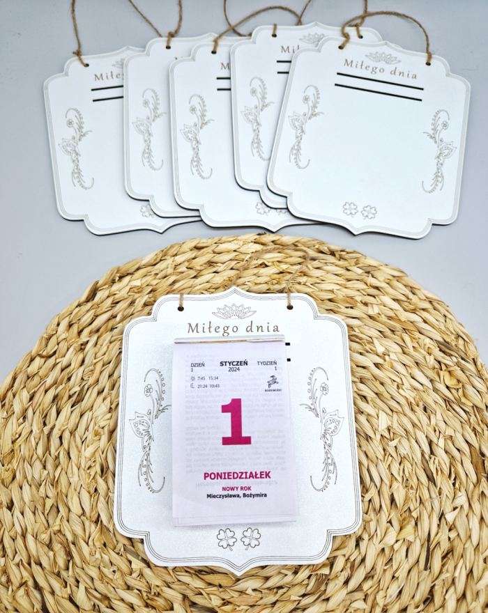 Podkładka pod kalendarz...