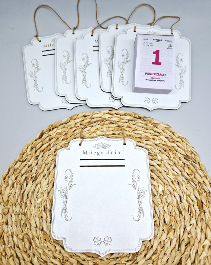 Podkładka pod kalendarz zdzierak