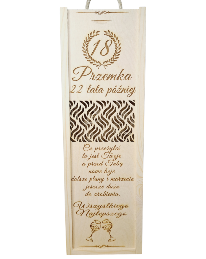 Skrzynka na wino na 40...