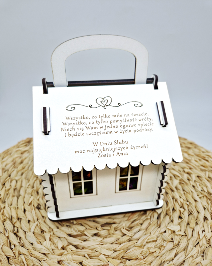 Słodka Chatka na ślub – personalizowany upominek ślubny