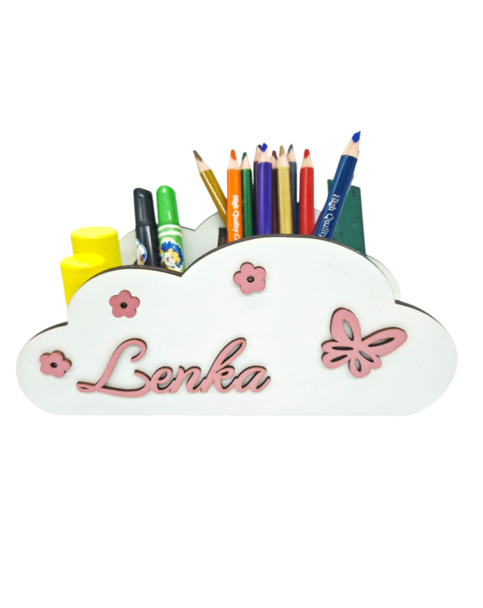 Organizer na biurko chmurka - motylki