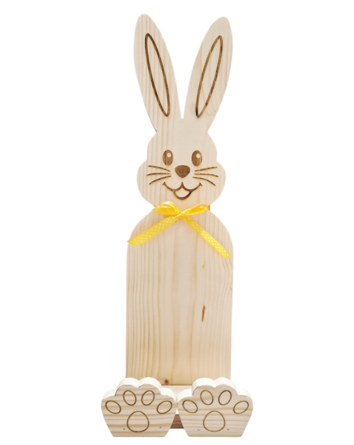 Drewniany zając, DUŻA ozdoba wielkanocna, Wielkanoc