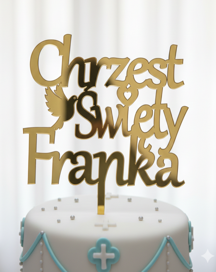 Topper na Chrzest Święty,...