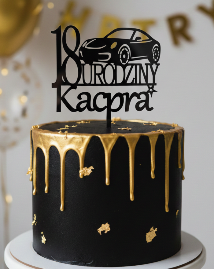 Topper na tort na urodziny...