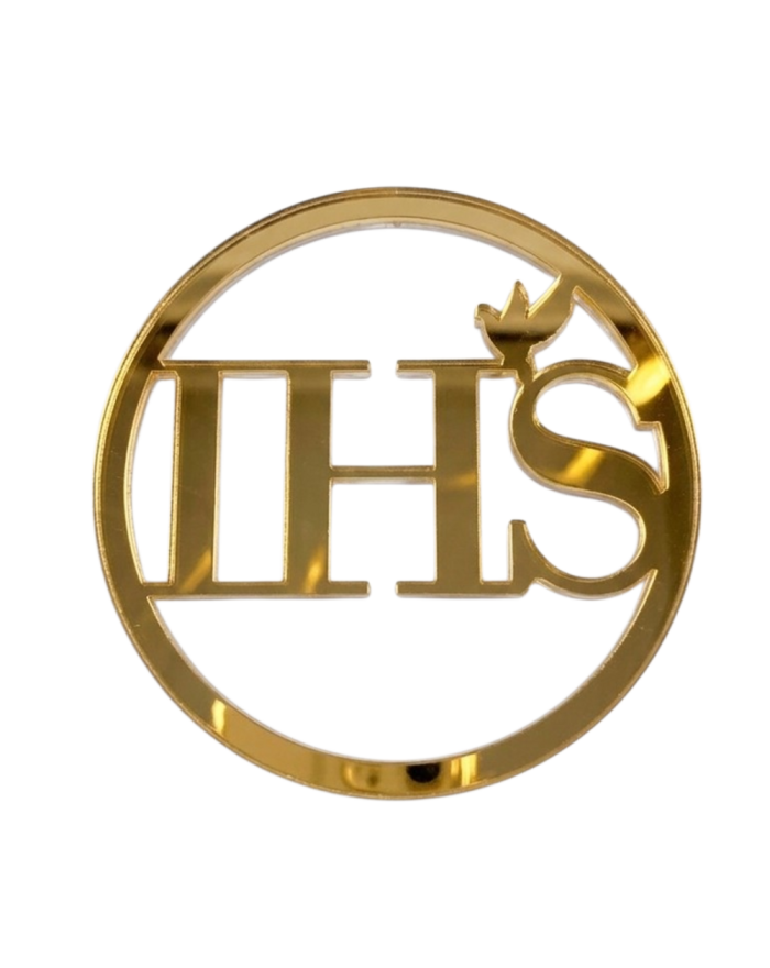 Topper na bok tortu IHS...