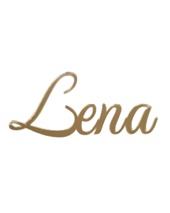 Topper imię, topper z plexi...