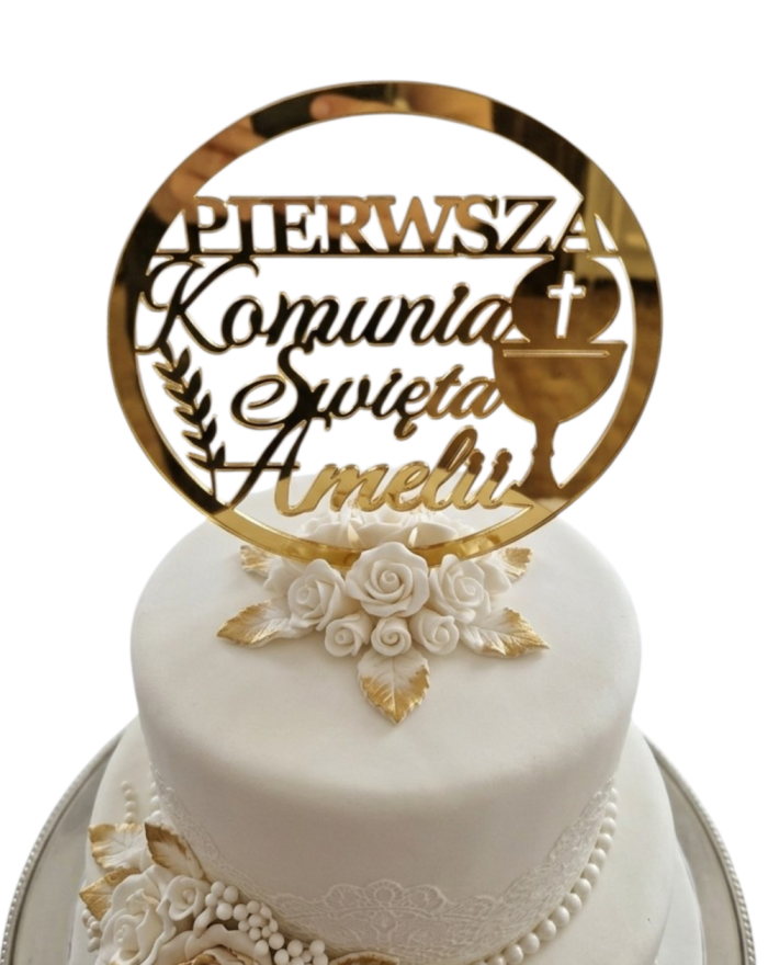 Topper na Tort Pierwsza...