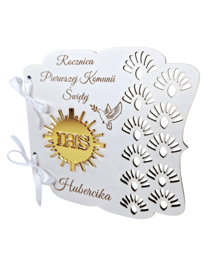 Pamiątka Rocznicy Pierwszej Komunii Świętej, Kartka na Rocznicę