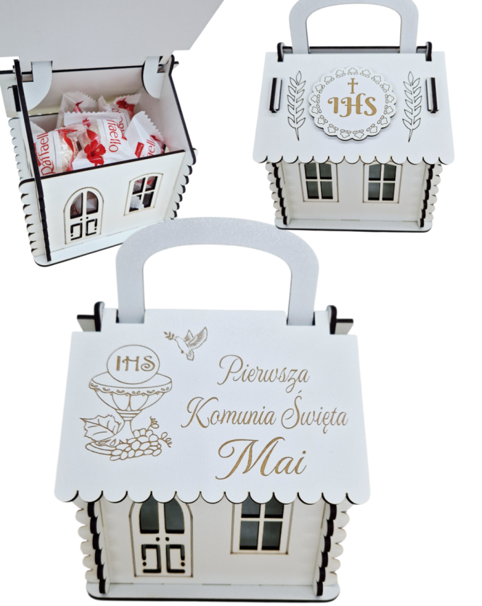 Pudełko Domek na Słodycze...