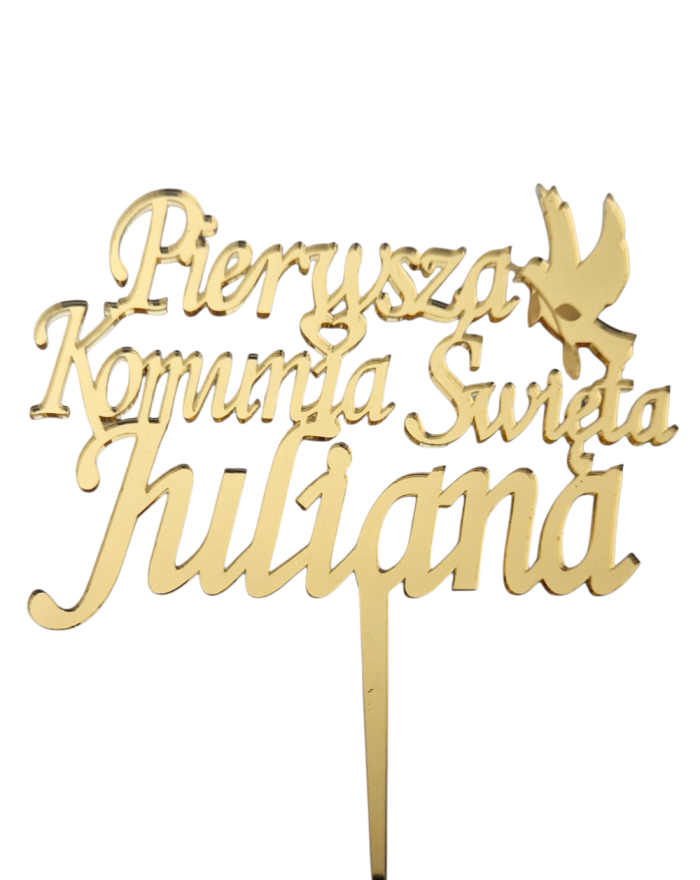 Topper na tort Pierwsza...