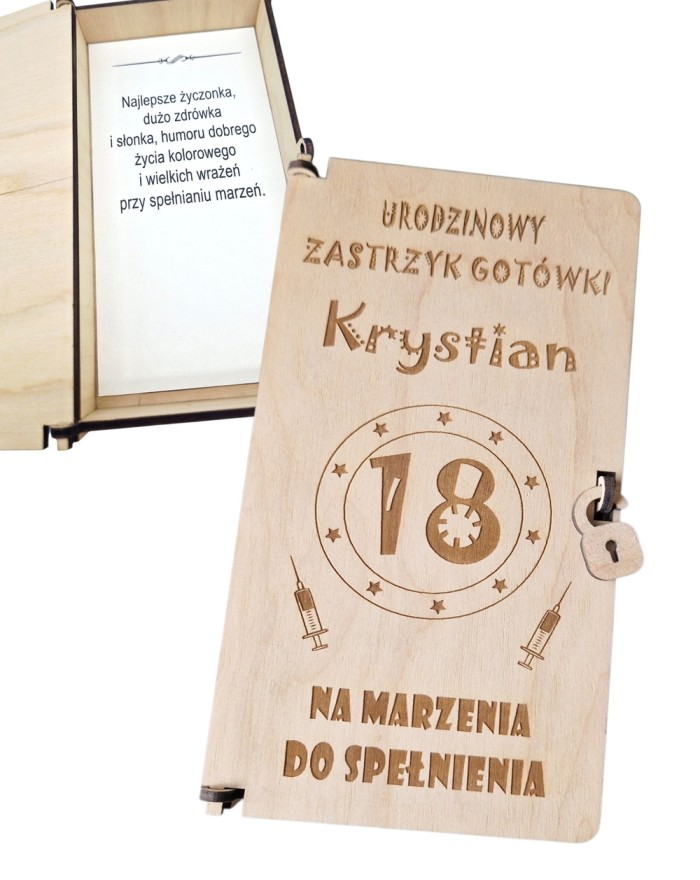 Drewniane pudełko...
