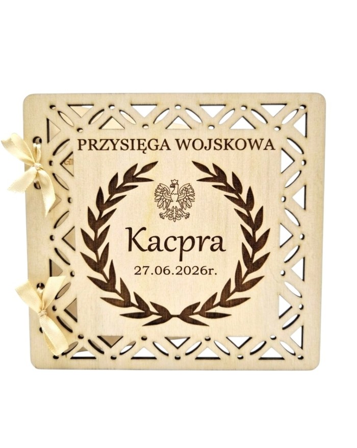 KARTKA na Przysięgę Wojskową PAMIĄTKA Gratulacje Wojsko Żołnierz