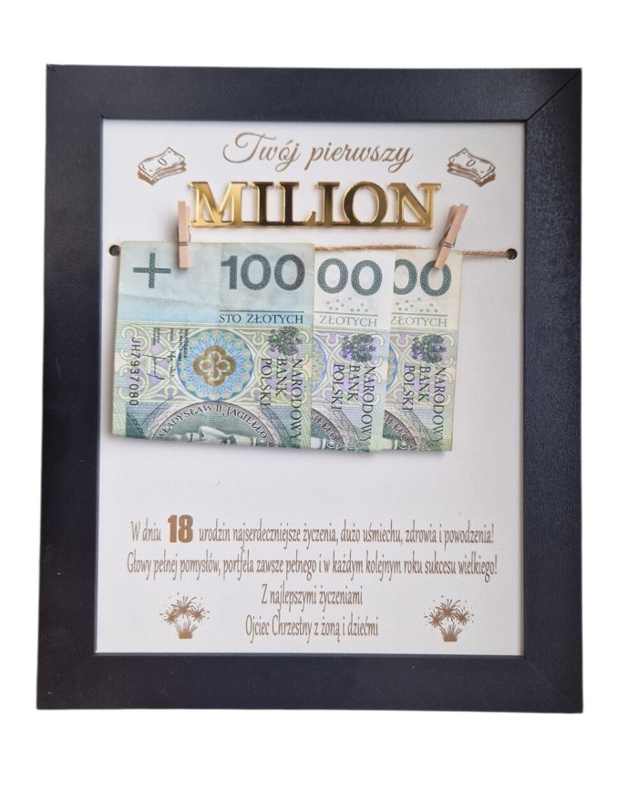 RAMKA Twój Pierwszy Milion...