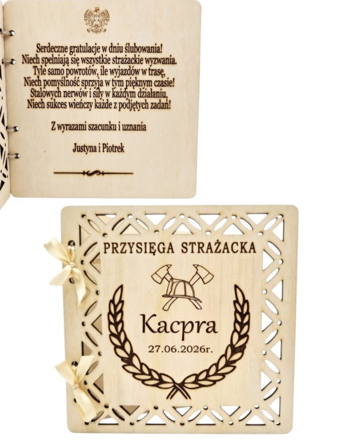 Kartka na przysięgę...